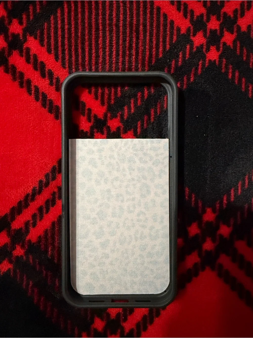 Wildflower Red Leopard Print Phone Case - 17 Pro Max